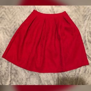 Super cute flare textured skirt